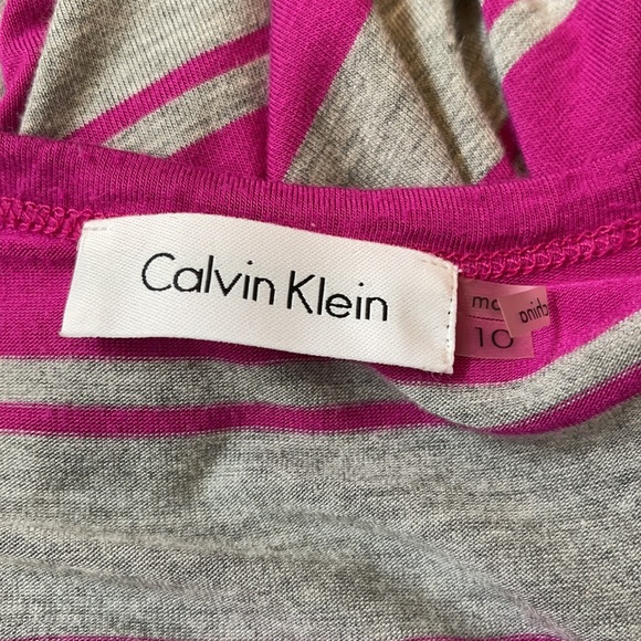 Calvin Klein Striped Sleeveless Maxi Dress - Picture 15 of 16